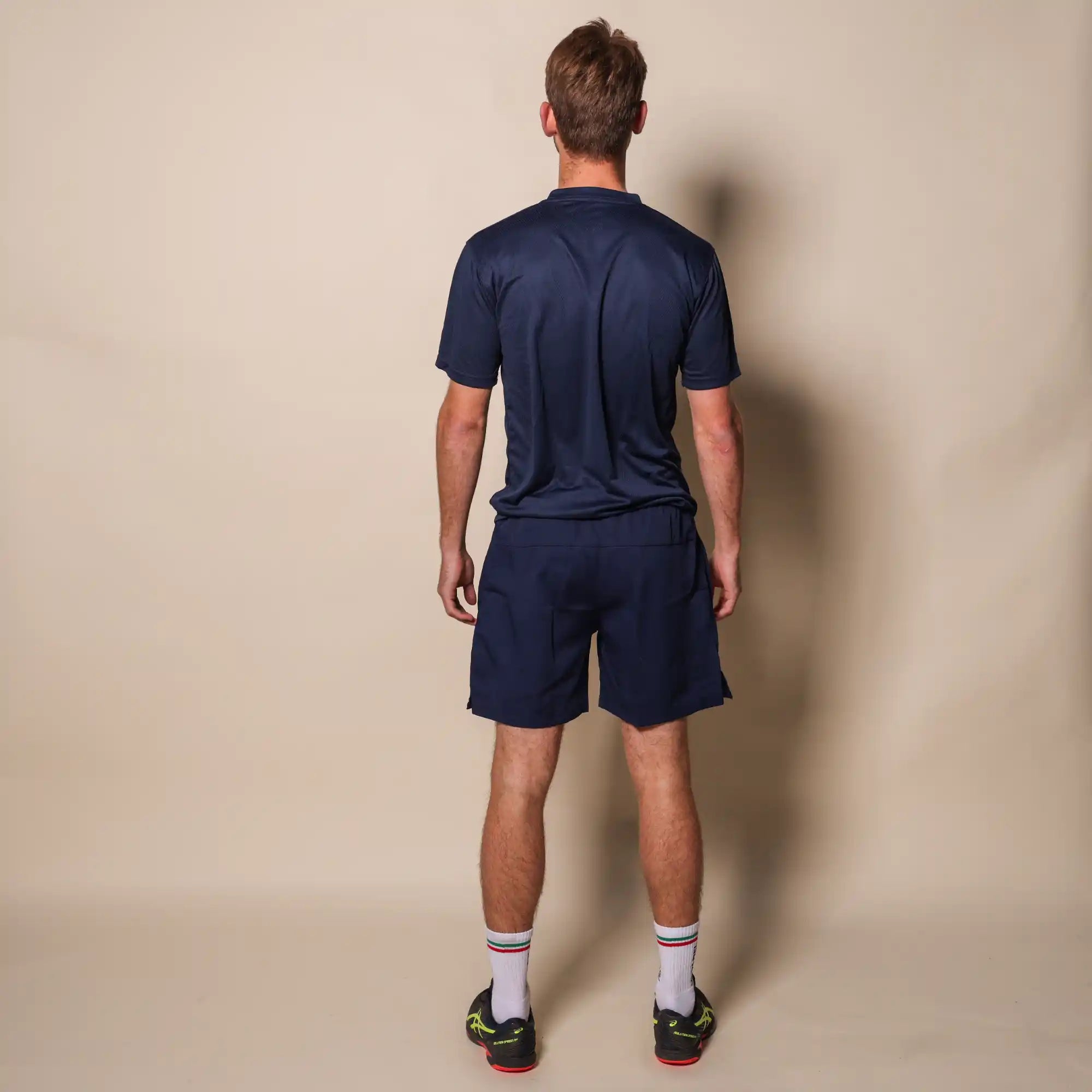 Mr padel padel shirt slim fit navy blue