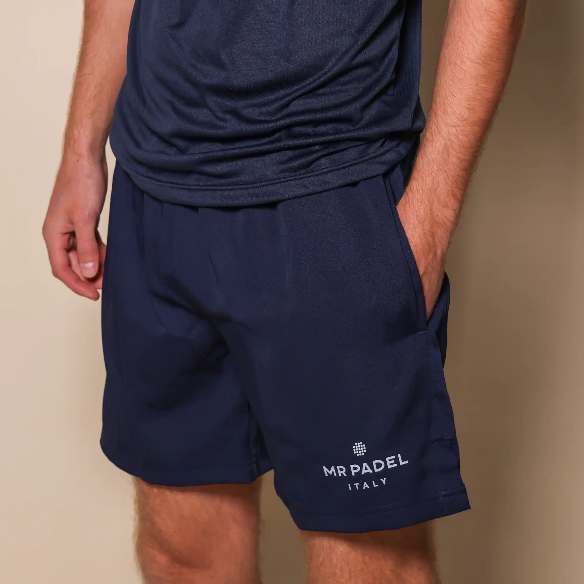 Mr padel competition padel short navy blue