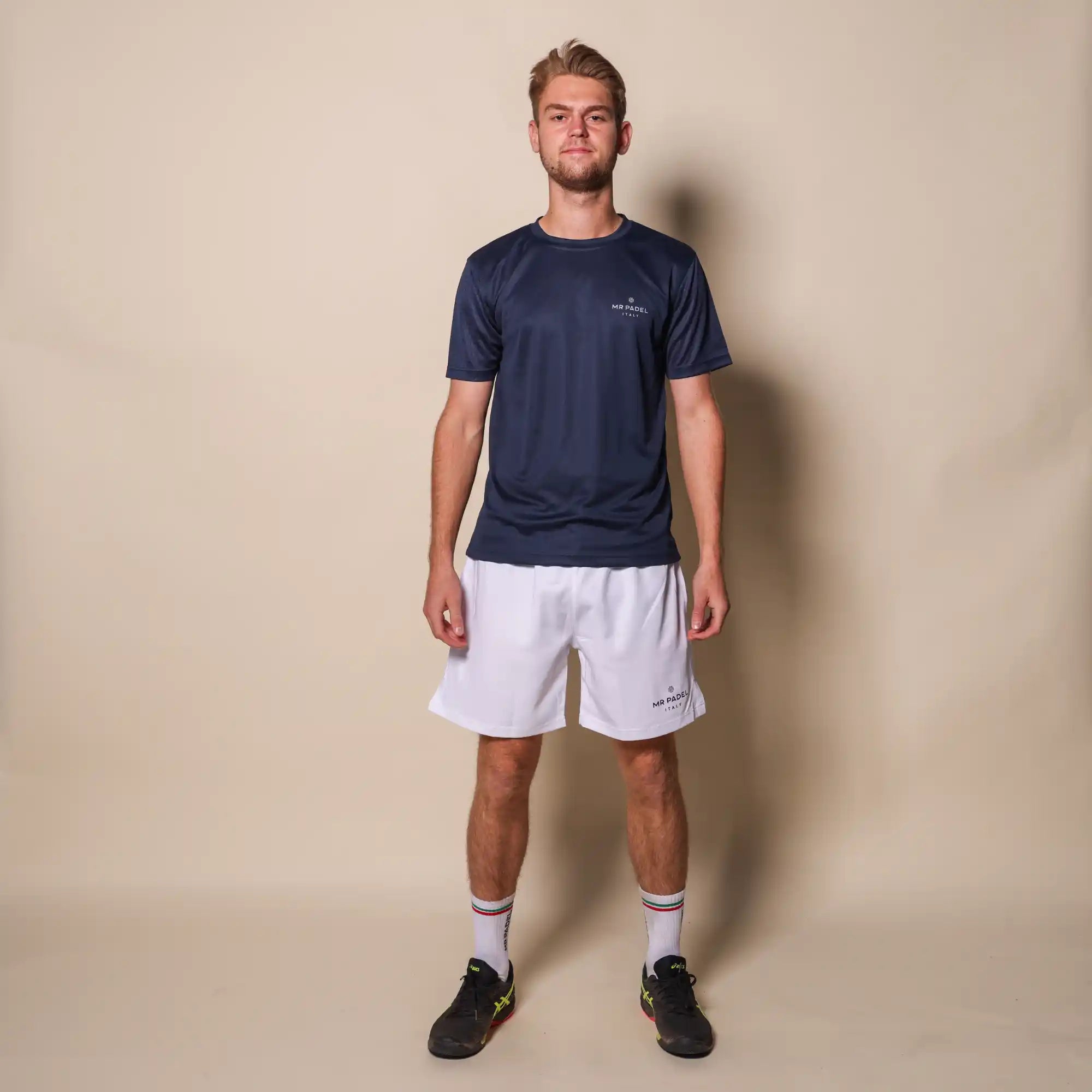 Mr padel padel shirt regular fit navy blue