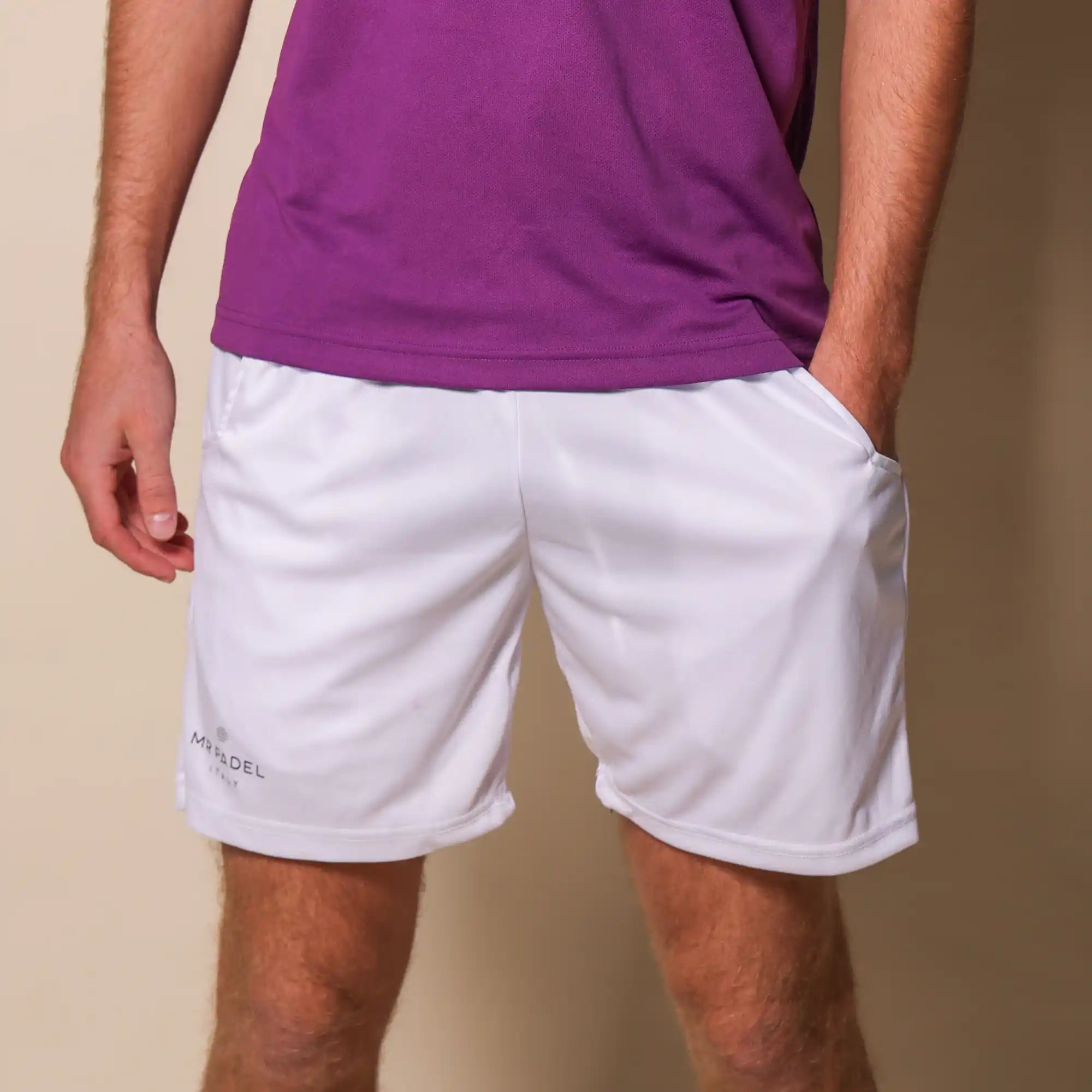 Mr padel comfort padel short white