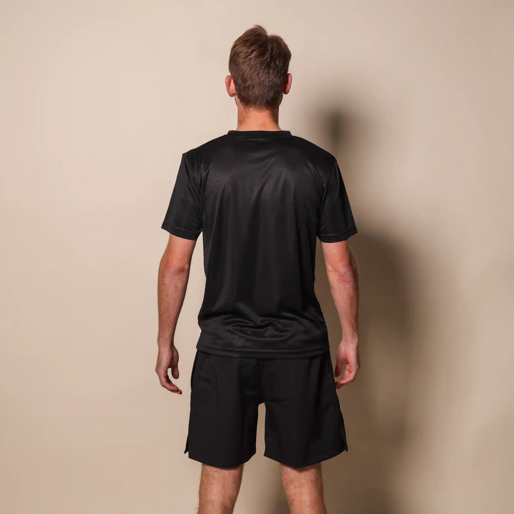Mr padel padelshirt regular fit black