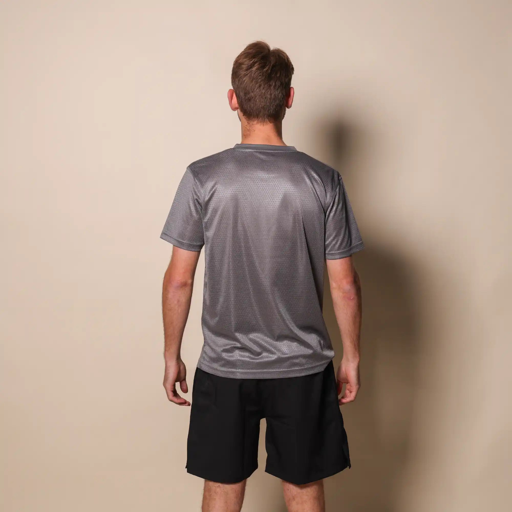 Mr padel padel shirt regular fit grey