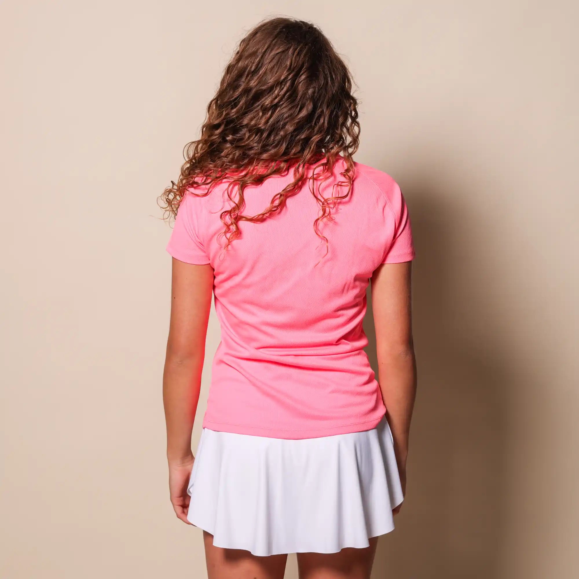 Mrs padel padel shirt neon pink