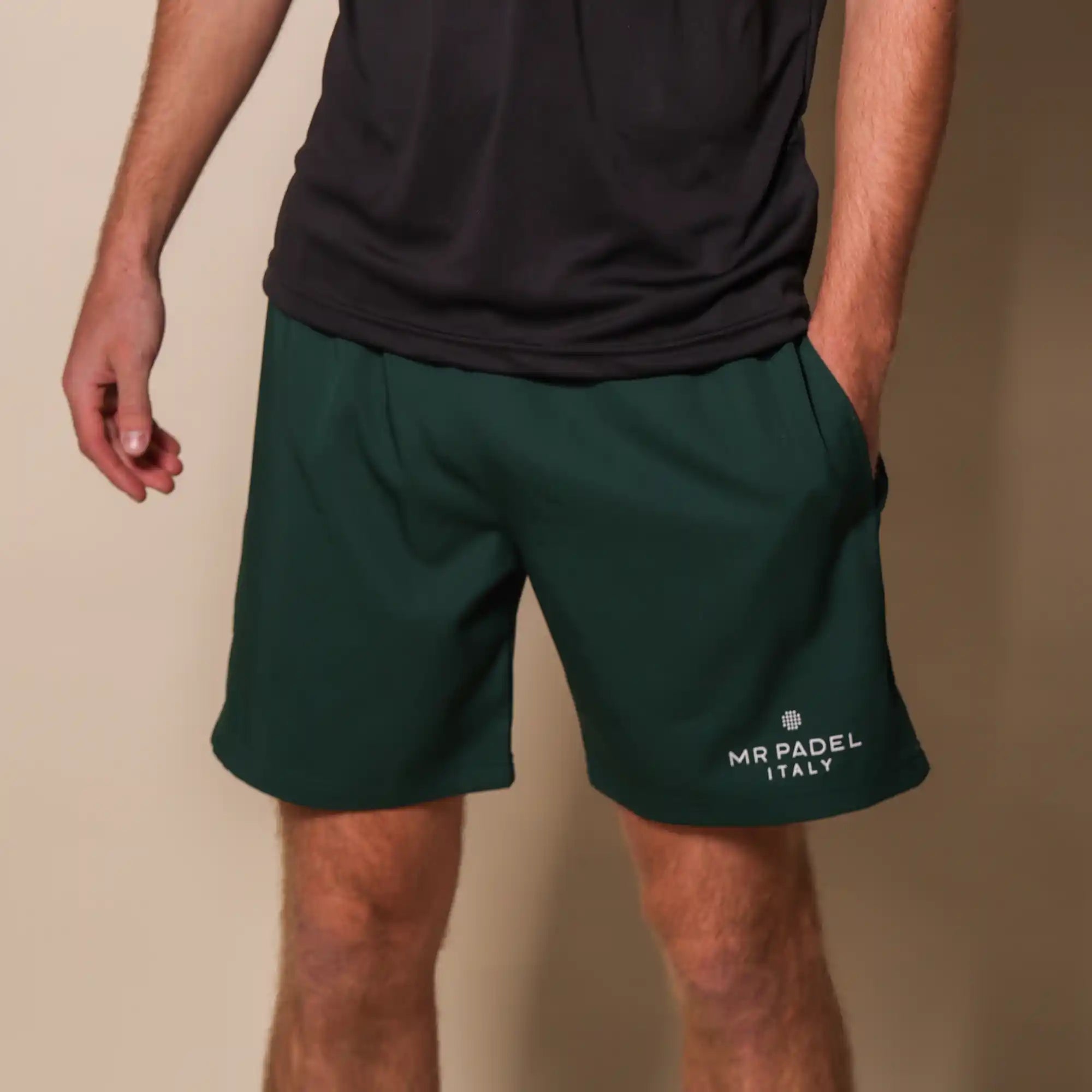 Mr padel competition padel short dark green