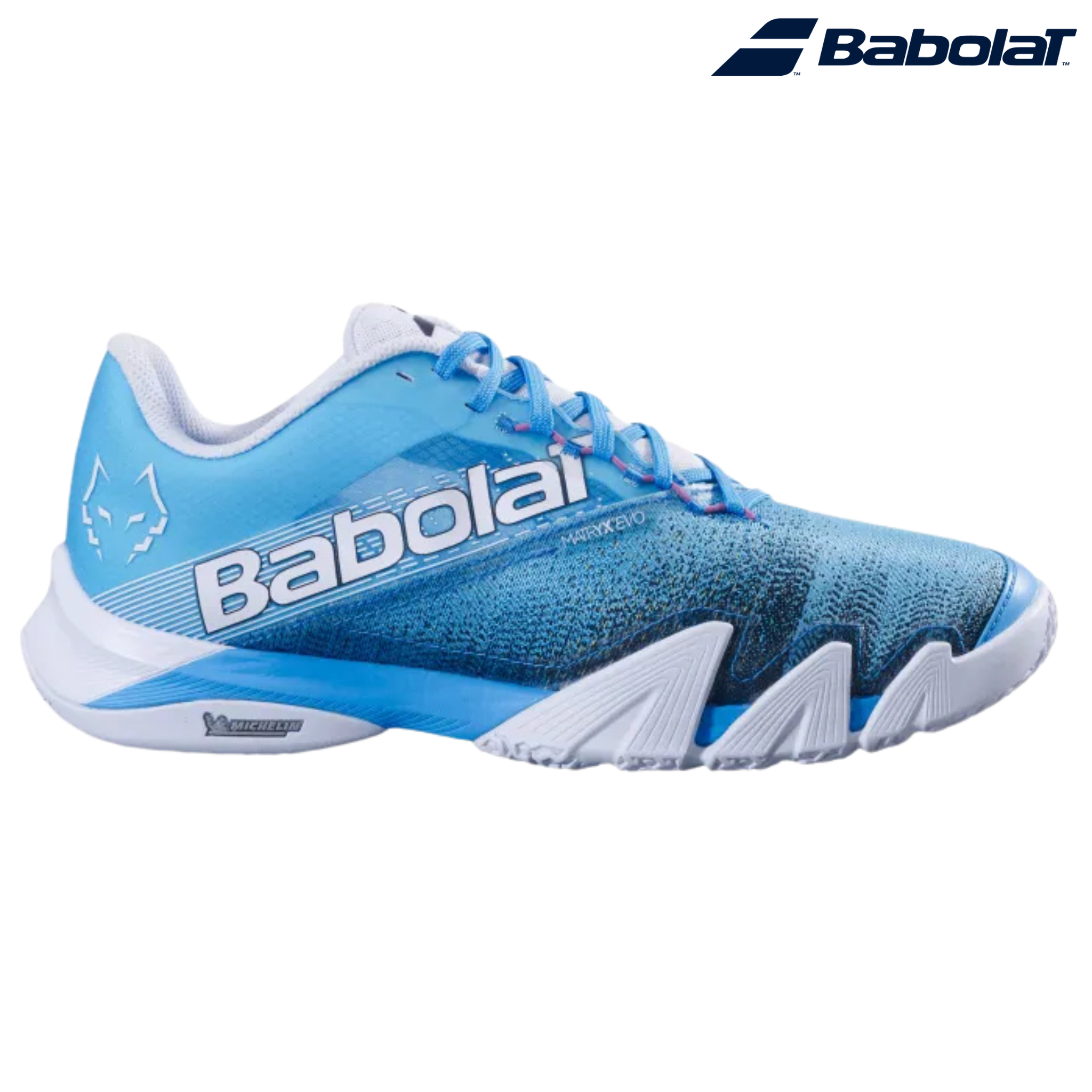 【極美品】BabolatPureAeroVS(2020モデル) Babolat Jet Premura 2 Lebron Cyan Blue/White | Padel Shoes