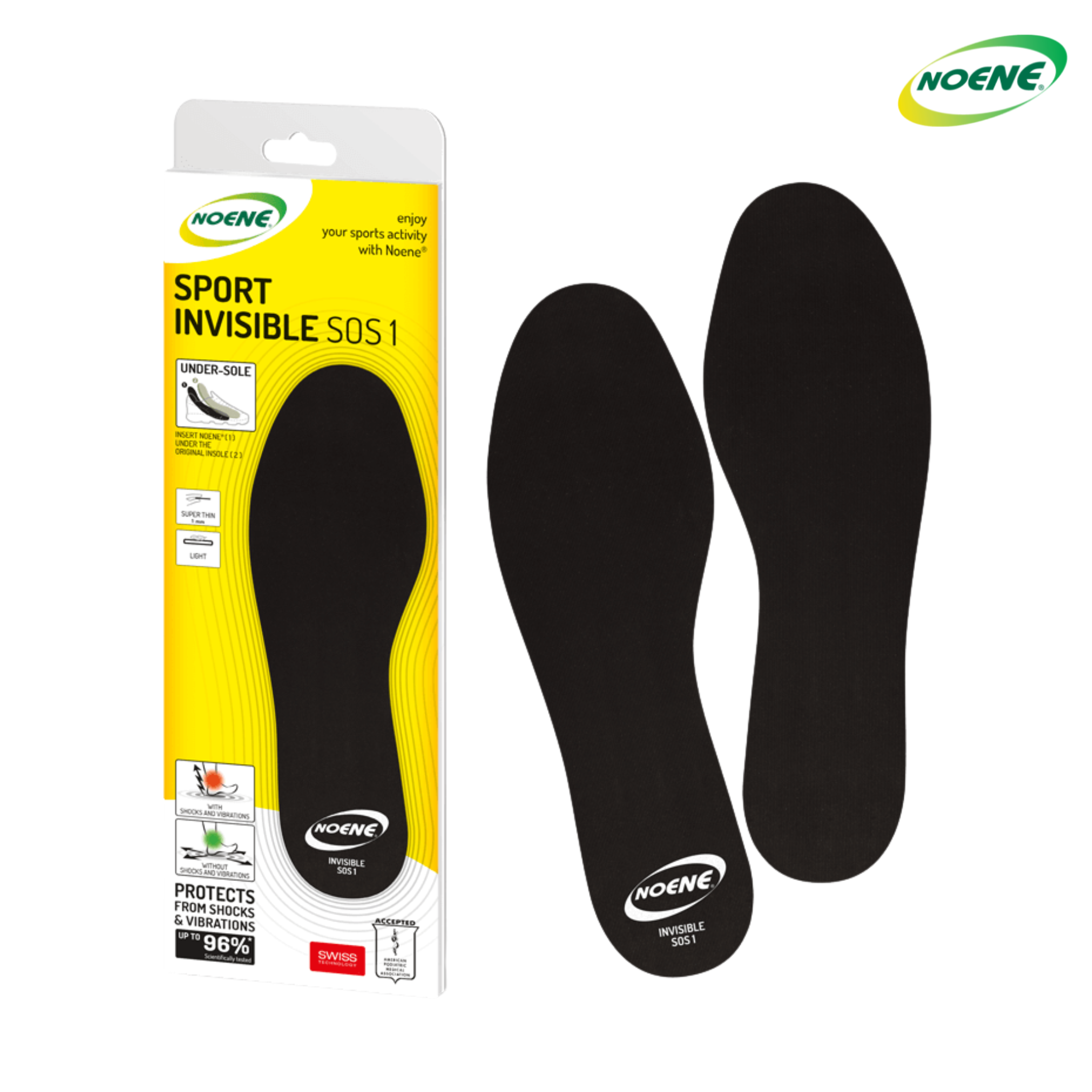 Noene Sport Invisible SOS 1 | Sportzolen