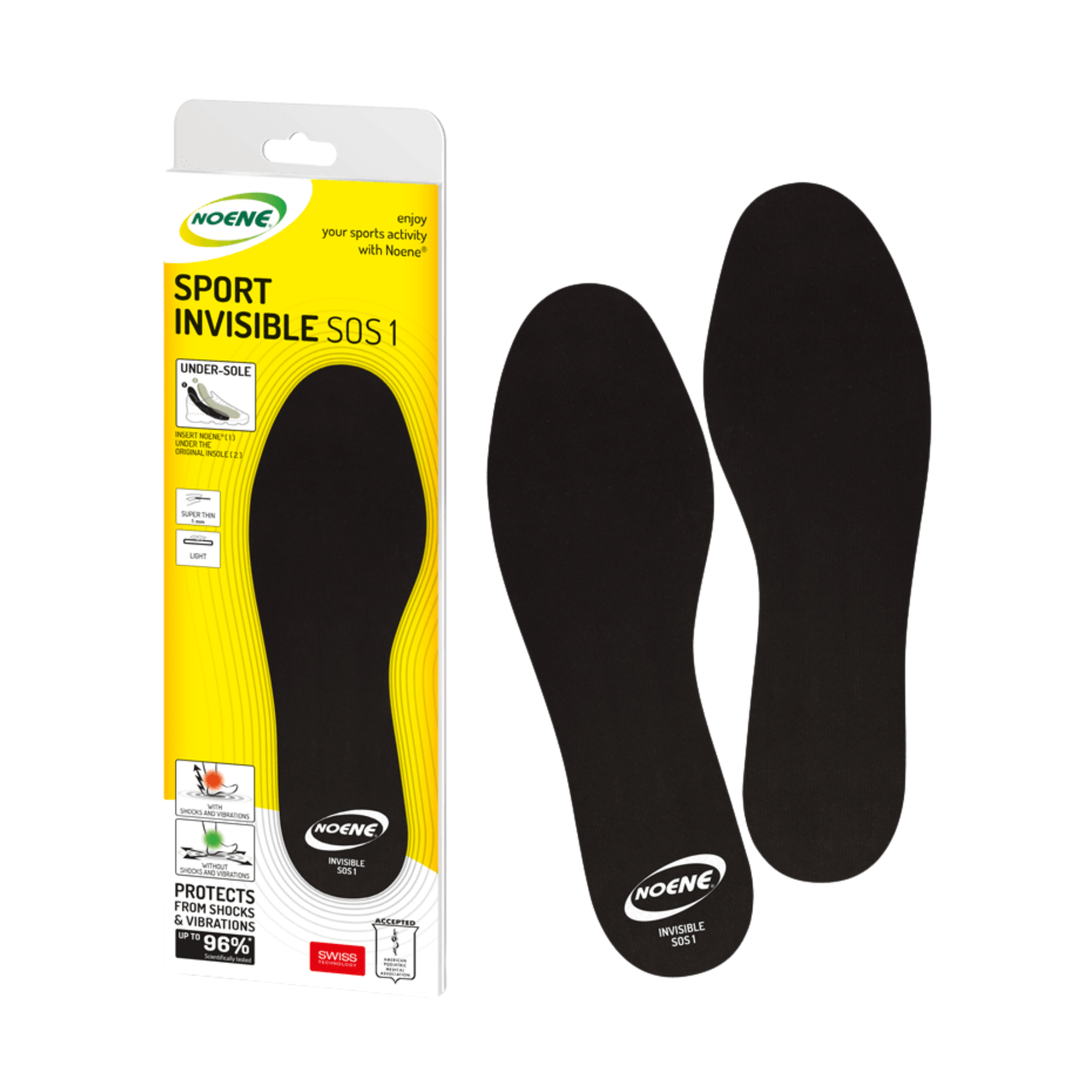 Noene Sport Invisible SOS 1 | Sportzolen