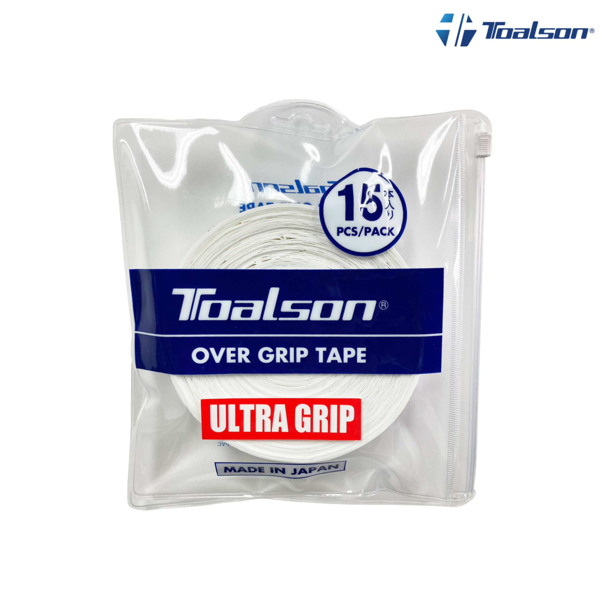 Toalson Ultra Over Grip White / Black  15 Pcs | Padel Grips