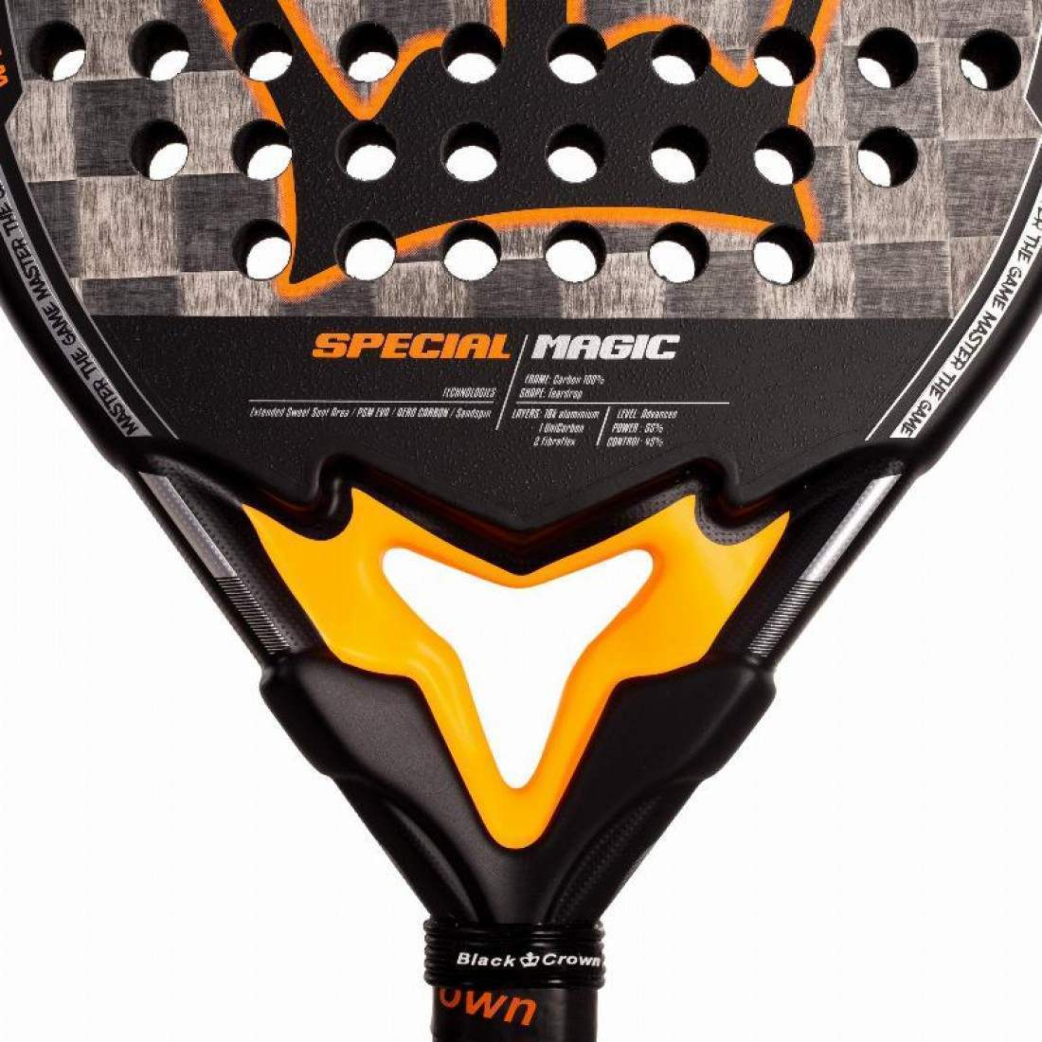 Magic Mand Racket Black Crown Special Magic Padel Racket | Padelshop.com – PadelShop.com
