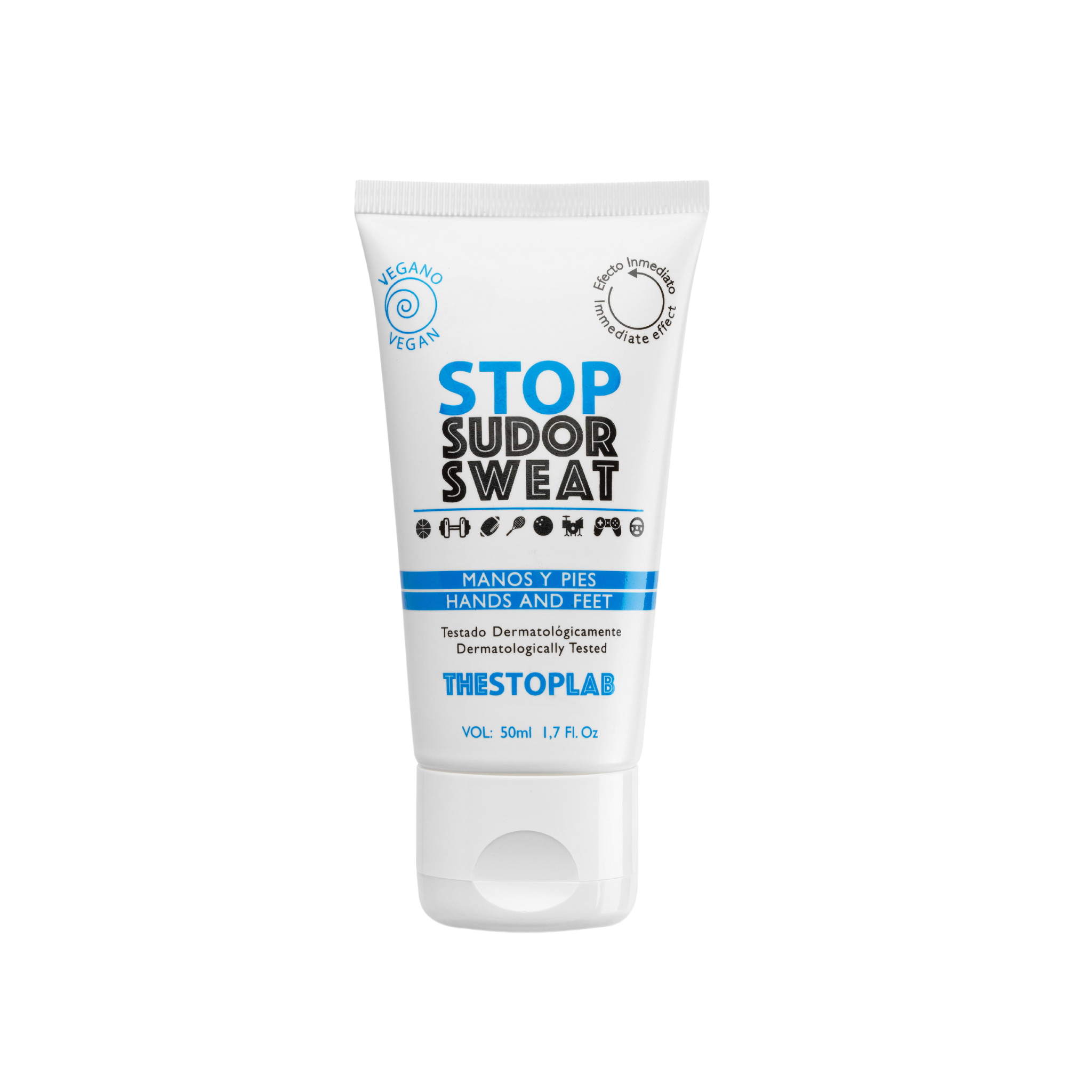 Stop sweat on hands and feet